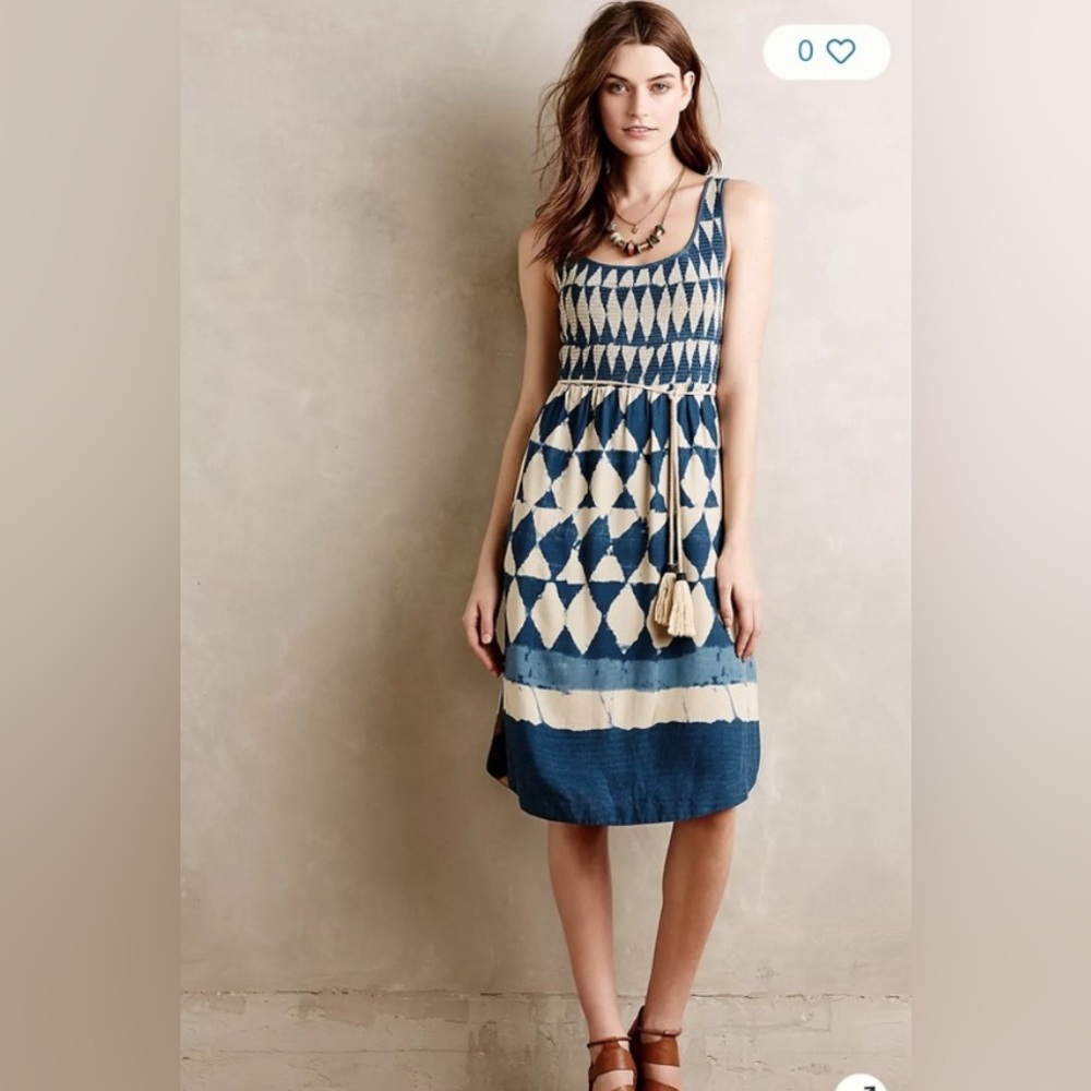 Anthropologie Maeve Castalia Dress 12